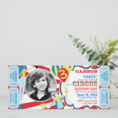 Clowns de cirque Invitation d'anniversaire (Debout devant)