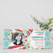 Clowns du Carnaval Invitation d'anniversaire (Debout devant)