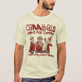 Clowns en kannibalen t-shirt