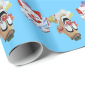 Clowns Galore Gift Wrapping Paper Cadeaupapier (Rol Hoek)