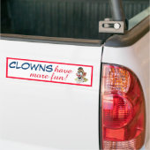 Clowns hebben meer flauwte #4 bumpersticker (Op Truck)