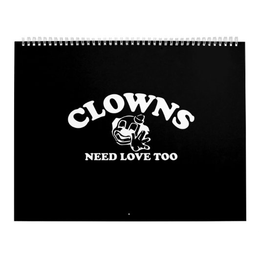 clowns hebben ook liefde nodig kalender (Hoes)