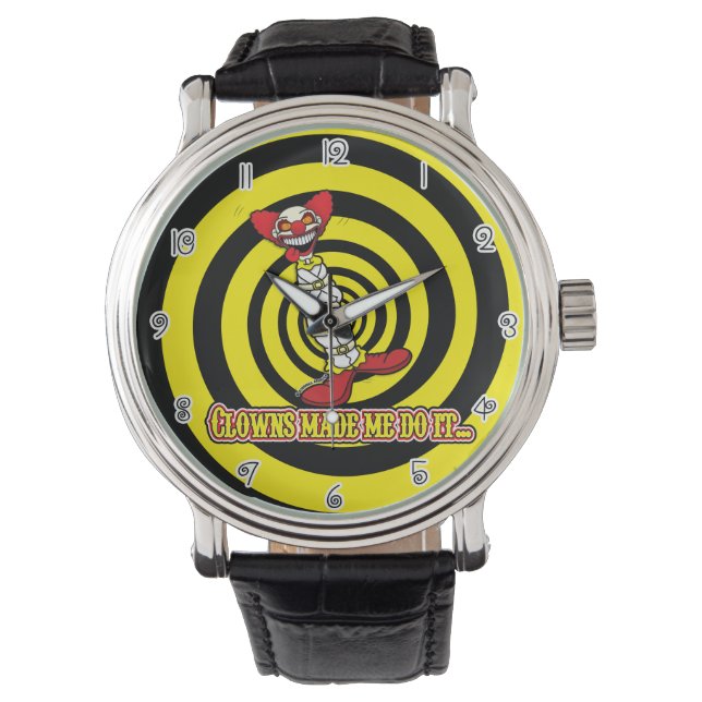 Clowns Made Me Do It! Horloge (Voorkant)
