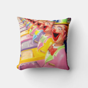 Clowns met Gelukkig Gezicht, Worpkussen. Kussen