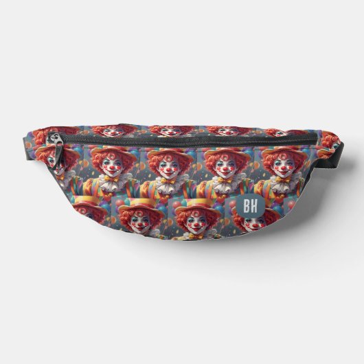 Clowns Monogramme Initiales Personnalisées (Poser)