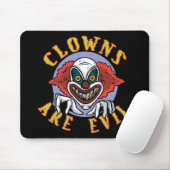 Clowns zijn Evil Mousepad Muismat (Met muis)