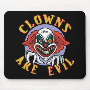 Clowns zijn Evil Mousepad Muismat