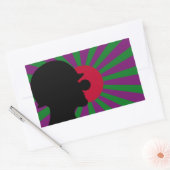 Clownsec Rising Sun Flag Sticker (Envelop)