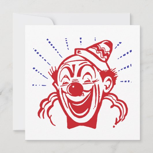 Clownskaart (Voorkant)