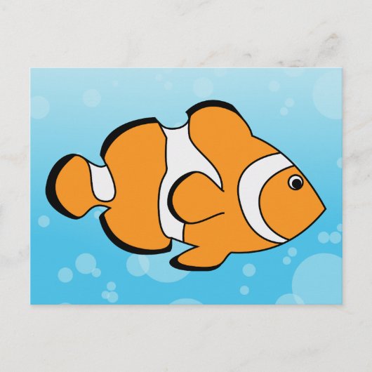 Clownvis Briefkaart (Voorkant)
