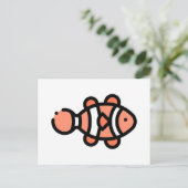 Clownvis Briefkaart (Staand voorkant)