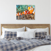 Clownvis Canvas Afdruk (Insitu (Slaapkamer))