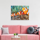 Clownvis Canvas Afdruk (Insitu (Woonkamer))