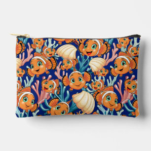 Clownvis Cartoontje schattig Familie Onderwater Etui