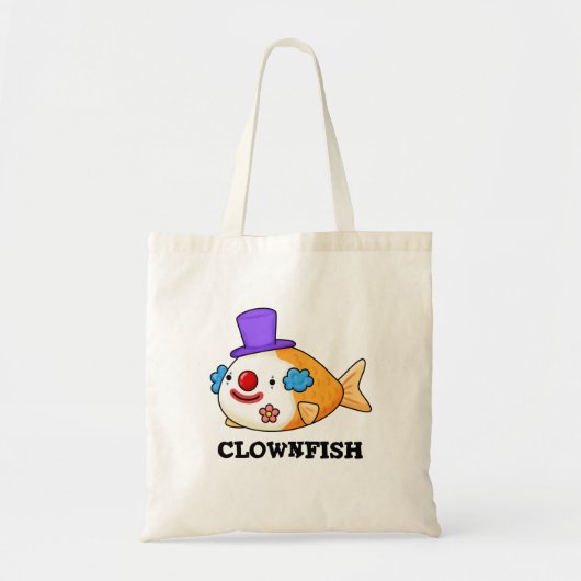 Clownvis Fun Dier Vis Punt Tote Bag (Voorkant)