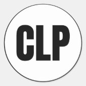 CLP - Clarks Point Classic Round Sticker (Voorkant)