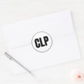 CLP - Clarks Point Classic Round Sticker (Envelop)