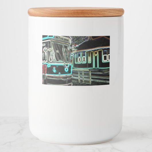 CLRV Neon à l'ensemble Étiquette de contenants ali (Devant)