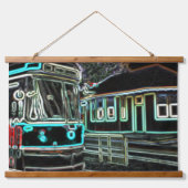 CLRV Neon à stn 91x66cm 2set Bois Tapisserie mural (Recto)