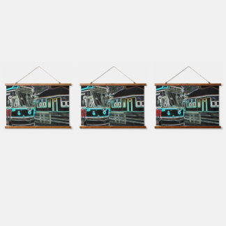CLRV Neon à stn 91x66cm 3set Tapisserie murale en