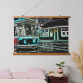 CLRV Neon à stn 91x66cm Tapisserie murale découpée (Chambre à coucher)