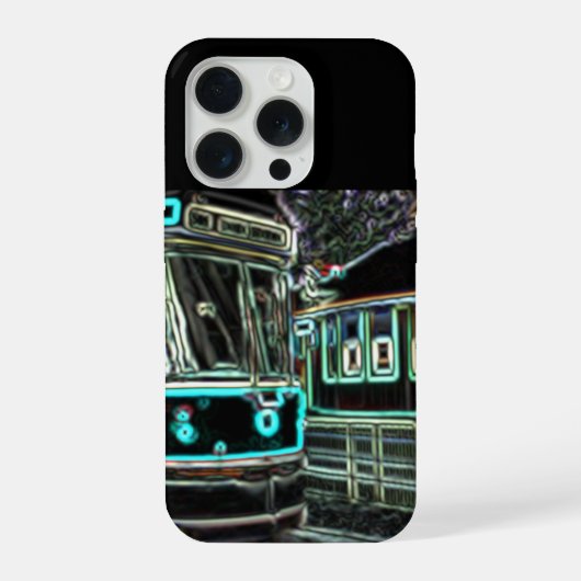 CLRV Neon à stn iPhone 15 Pro Coque (Verso)