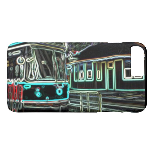 CLRV Neon à stn iPhone 7/8 Plus coque (Dos (Horizontal))