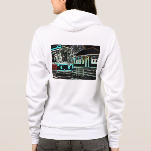 CLRV Neon à stn Sweat - shirt à capuche Full-Zip p (Dos)