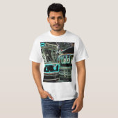 CLRV Neon at stn Mannen Value T-Shirt (Voorkant volledig)