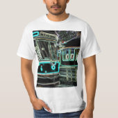 CLRV Neon at stn Mannen Value T-Shirt (Voorkant)