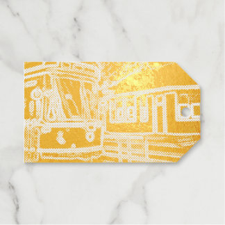 CLRV Neon bij stn Folie Bagagestijl Gift Label