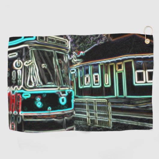 CLRV Neon bij stn Golf Towel Golfhanddoek (Horizontaal)