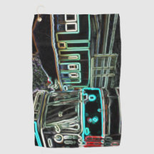 CLRV Neon bij stn Golf Towel