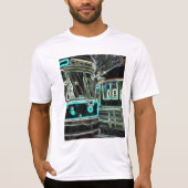 CLRV Neon bij stn Mannen T-shirt (Voorkant)