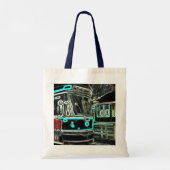 CLRV Neon bij STN Navy Budget Tas (Achterkant)