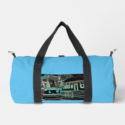 CLRV Neon bij stn Small Duffel Bag Plunjezak (Voorkant)