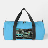 CLRV Neon bij stn Small Duffel Bag Plunjezak (Achterkant)