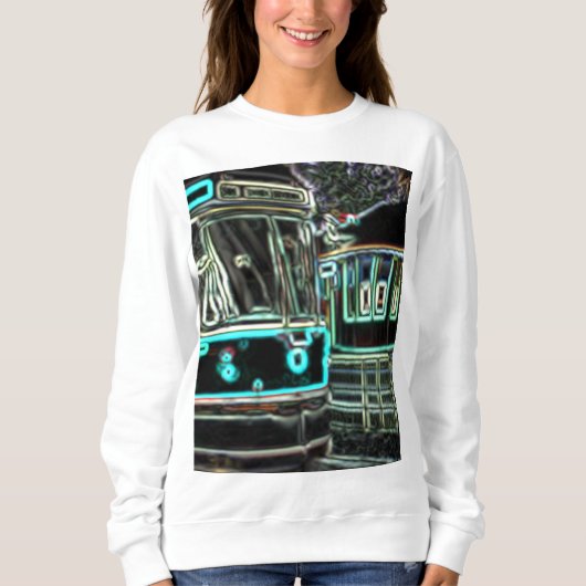 CLRV Neon bij stn Women's Basic Sweatshirt (Voorkant)