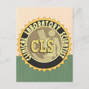 CLS BADGE - KLINISCHE LABORATORIUMWETENSCHAPPELIJK BRIEFKAART