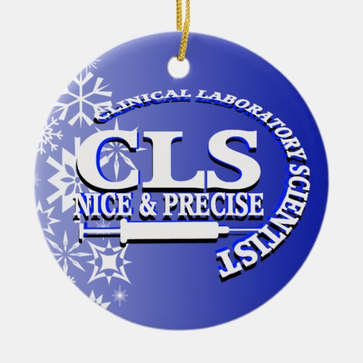 CLS CHRISTMAS ORNAMENT NICE EN PRECISE LABORATORY (Voorkant)