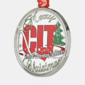 CLT CHRISTMAS klinisch laboratoriumtechnicus Metalen Ornament (Links)