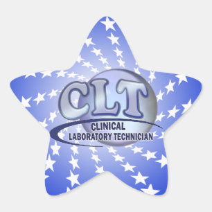 CLT FunBlue LOGO - KLINISCHE LABORATORIUMTECHNICUS Ster Sticker