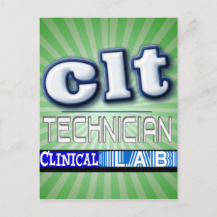 CLT LOGO - KLINISCHE LABORATORIUMTECHNICUS BRIEFKAART