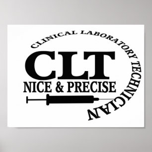 CLT mooi en precies! KLINISCHE LABORATORIUMTECHNIE Poster