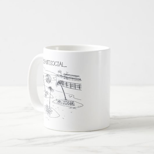 Club Antisocial mug (Devant gauche)