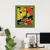 Club Ballyhoo op de Sunset Strip Poster (Thuiskantoor)