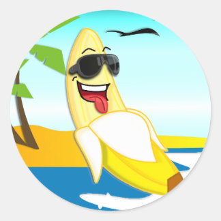 Club Bananen - Officiële Merchandise Ronde Sticker