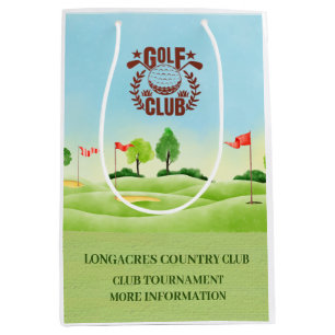 Club / Bedrijfs Golf Toernooi Logo Evenement Favor Medium Cadeauzakje