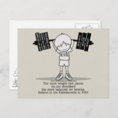 Club BITUB- Meer evenwichtig Briefkaart (Voorkant / Achterkant)