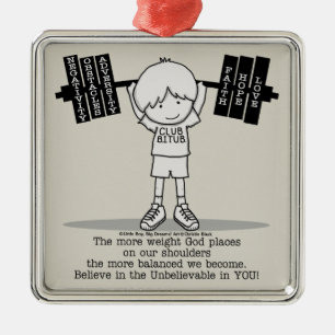 Club BITUB- Meer evenwichtig Metalen Ornament